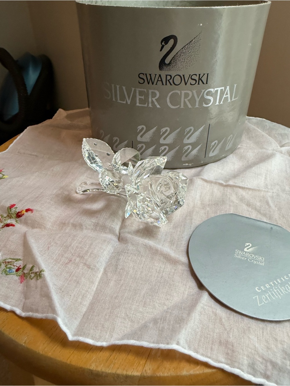 Swarovski crystal The Rose figurine - 174956